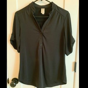 Black Pullover with buttons